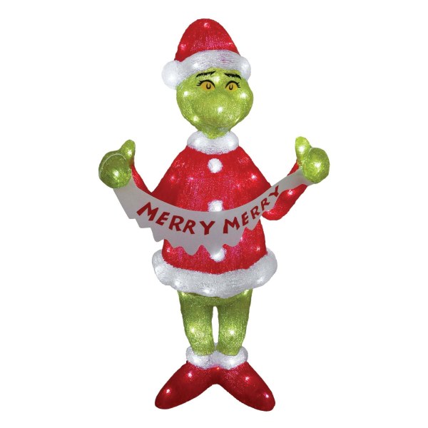 FIGURA ILUMINADA DEL GRINCH - Disney D56