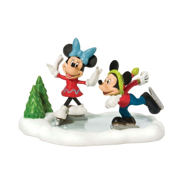 MICKEY Y MINNIE PATINANDO SOBRE HIELO - Disney D56