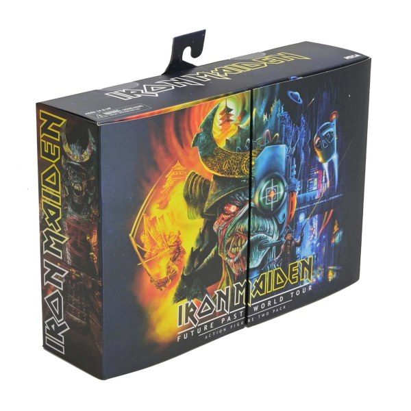 IRON MAIDEN - FIGURA DE ACCIÓN A ESCALA DE 7 CM - FUTURO PASADO GIRA MUNDIAL DEFINITIVA (Paquete de 2)