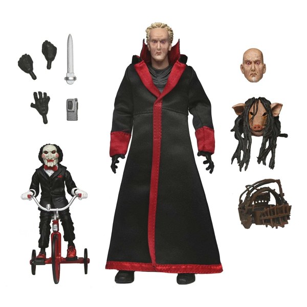 SAW (FRANQUICIA) - FIGURA DE ACCIÓN A ESCALA DE 7” - ULTIMATE JIGSAW KILLER (TÚNICA NEGRA)