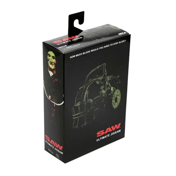 SAW (FRANQUICIA) - FIGURA DE ACCIÓN A ESCALA DE 7” - ULTIMATE JIGSAW KILLER (TÚNICA NEGRA)