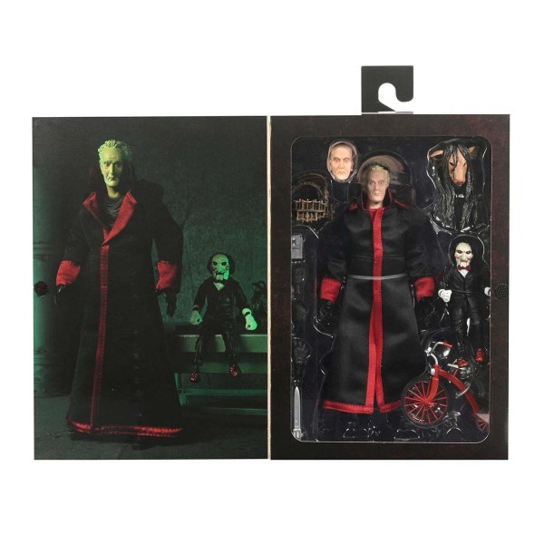 SAW (FRANQUICIA) - FIGURA DE ACCIÓN A ESCALA DE 7” - ULTIMATE JIGSAW KILLER (TÚNICA NEGRA)