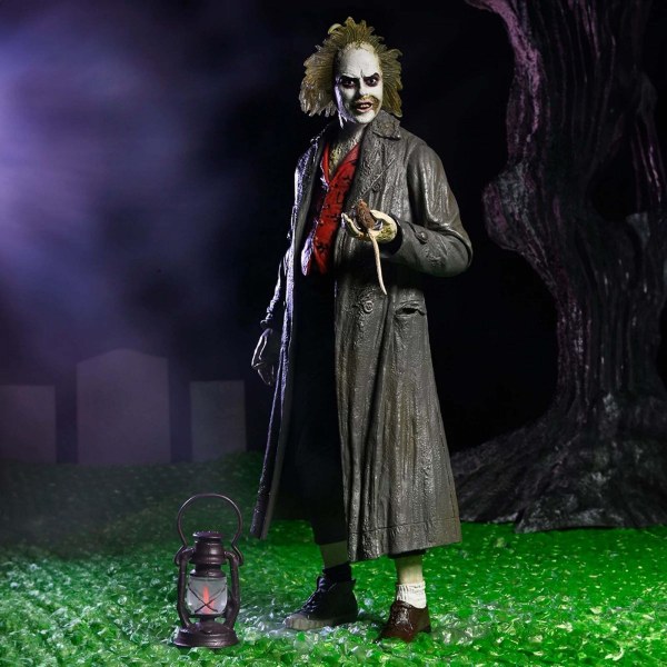 BEETLEJUICE (1988) - FIGURA DE ACCIÓN A ESCALA DE 7" - ULTIMATE BEETLEJUICE: GUÍA TURÍSTICA “EL BIOEXORCISTA”