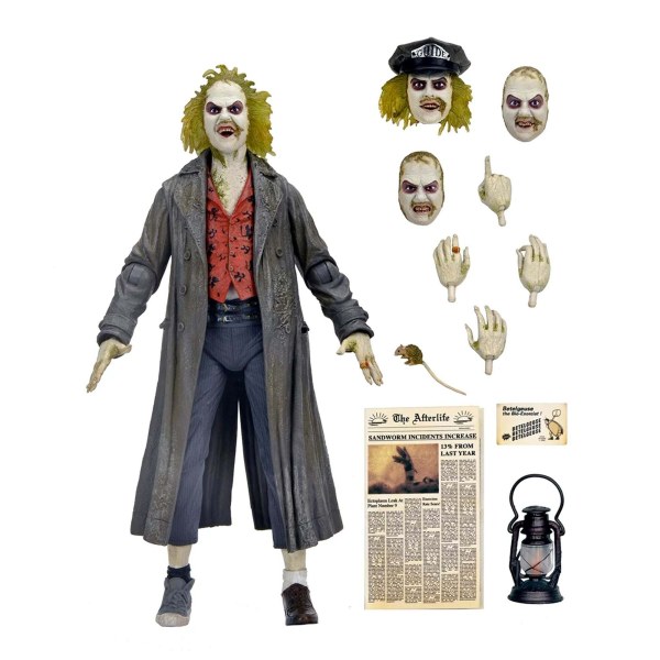 BEETLEJUICE (1988) - FIGURA DE ACCIÓN A ESCALA DE 7" - ULTIMATE BEETLEJUICE: GUÍA TURÍSTICA “EL BIOEXORCISTA”