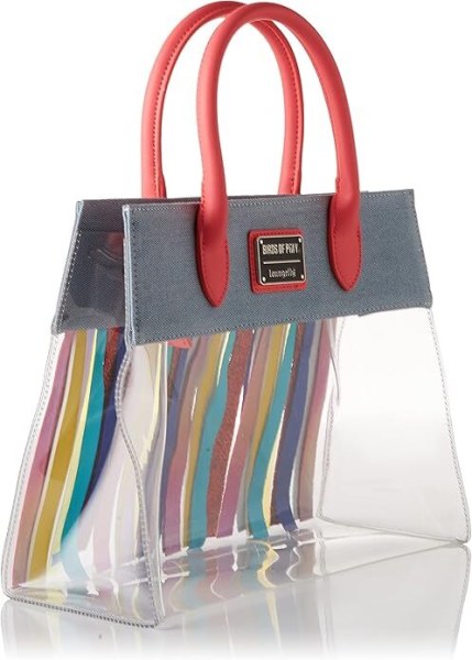 Bolsa DC Loungefly Una ave rapaz principal Harley Fringe