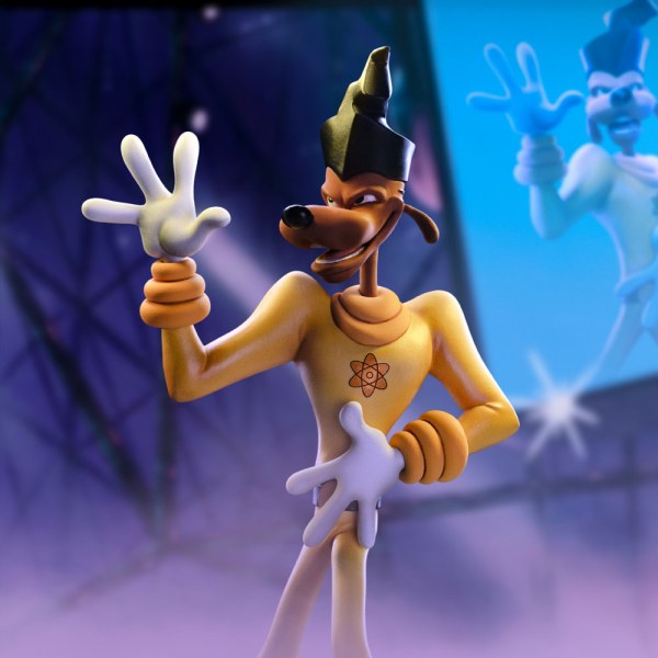 Estatuilla de Goofy y Max 1 Art Scale Powerline 24 cm