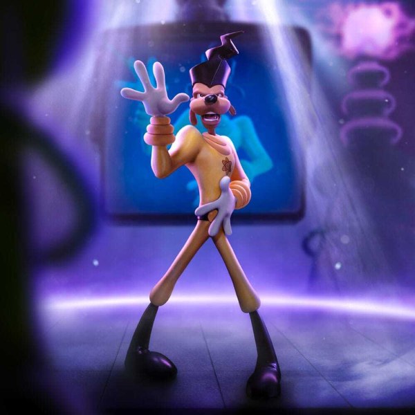 Estatuilla de Goofy y Max 1 Art Scale Powerline 24 cm