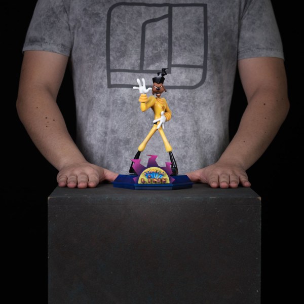 Estatuilla de Goofy y Max 1 Art Scale Powerline 24 cm