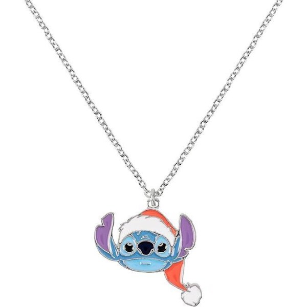 Conjunto collar + pendientes - Disney Stitch Navidad