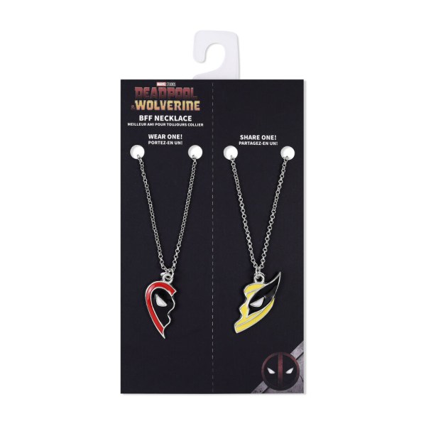Set de 2 collares - Marvel Deadpool y Wolverine