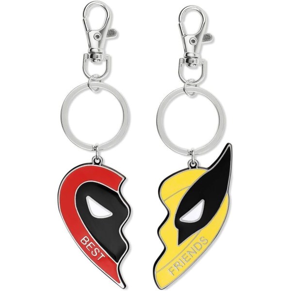 Set de 2 llavero - Marvel Deadpool y Wolverine