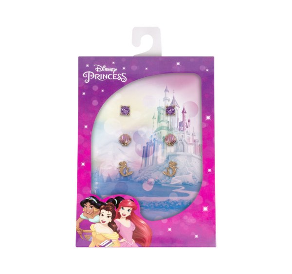 Set 3 pares de pendientes - Disney La Sirenita