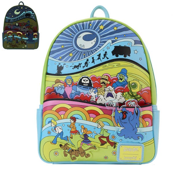 Scooby Doo Loungefly Mini Sac A Dos Monstruo Psicodélico Chase Gitd
