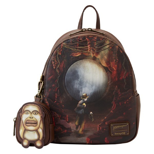 Mini bolso a dos Indiana Jones Loungefly Raiders con puerta-monnaie