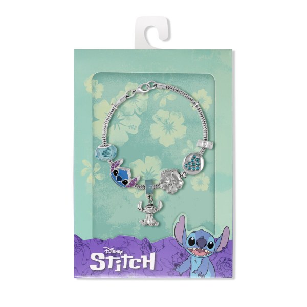 Pulsera con dije de Stitch en plata - Disney