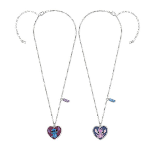 Set 2 collares Ángel y Stitch - Disney