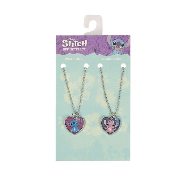 Set 2 collares Ángel y Stitch - Disney