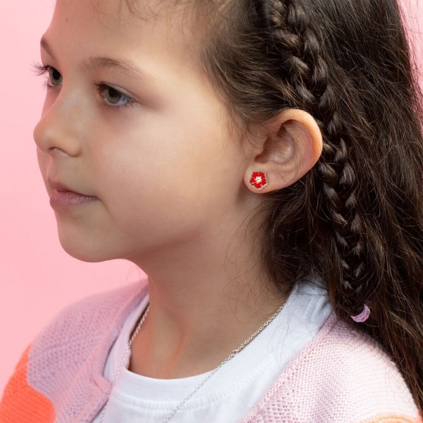 Set 3 pares de pendientes plata Stitch - Disney
