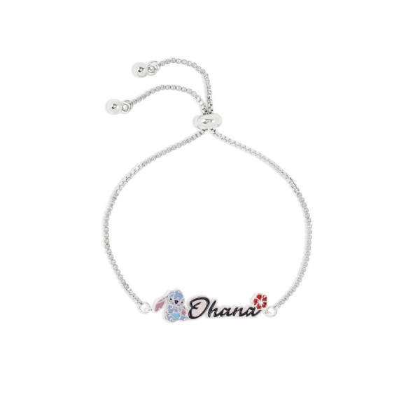 Pulsera Ohana plateada - Disney Stitch