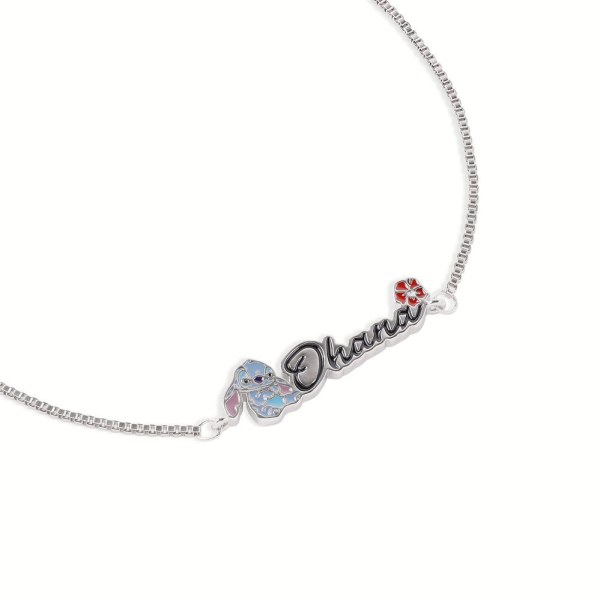 Pulsera Ohana plateada - Disney Stitch