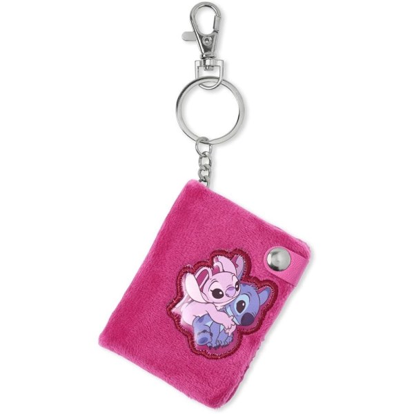 Llavero con bloc de notas de Stitch y Ángel - Disney