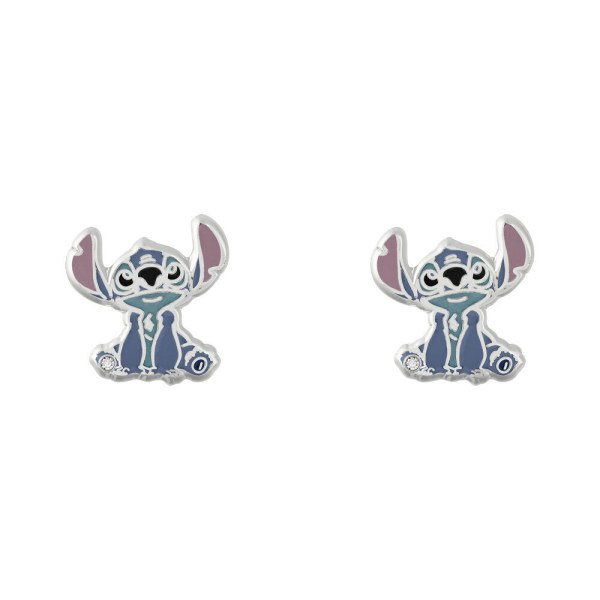 Pendientes + plato para joyas Stitch - Disney