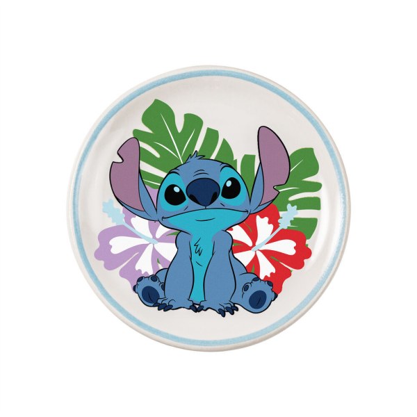 Pendientes + plato para joyas Stitch - Disney