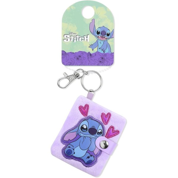Llavero bloc de notas rosa esponjoso Stitch - Disney