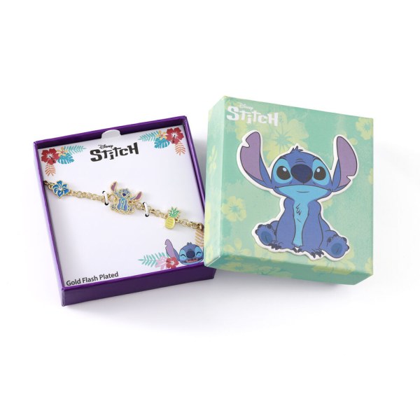 Pulsera plateada Stitch - Disney