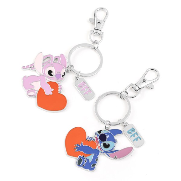 Set de 2 llavero Stitch y Ángel - Disney