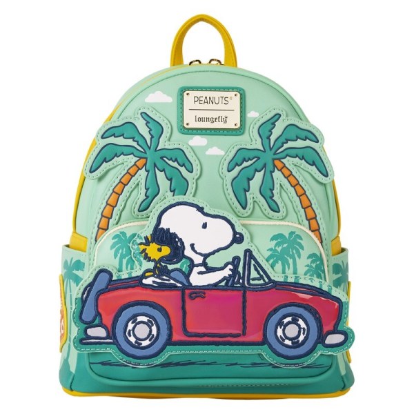 Mini bolso de mano Snoopy Loungefly para viaje por carretera