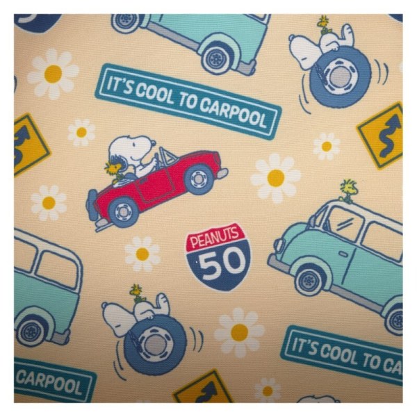 Mini bolso de mano Snoopy Loungefly para viaje por carretera