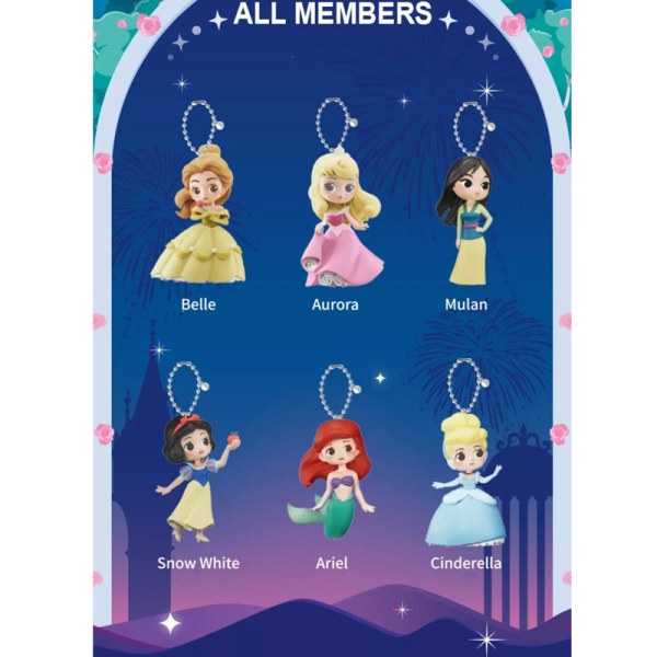 Llavero de la colección Princesas de Disney Misterio Box