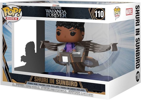 Marvel Pop! 110 de Pantera Negra , Wakanda Forever, Shuri en Sunbird