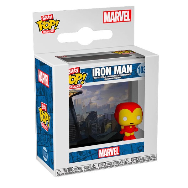 Marvel Bitty Pop Deluxe Iron Man Vengador Torre