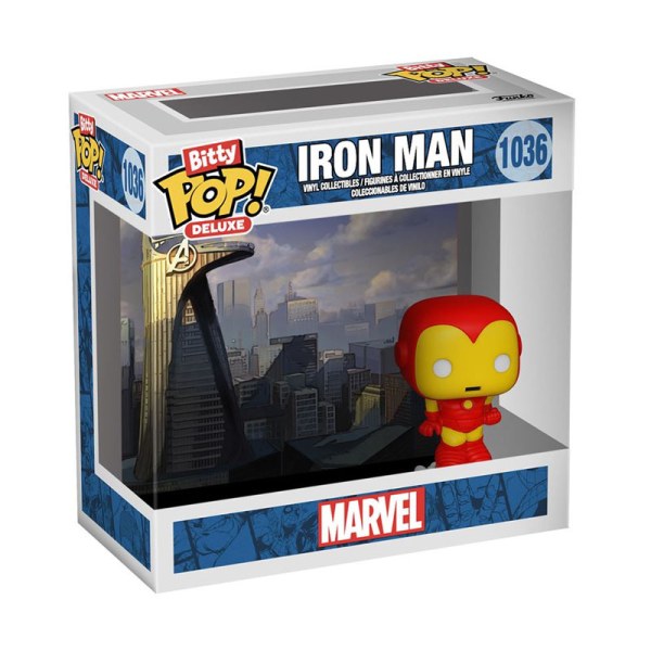 Marvel Bitty Pop Deluxe Iron Man Vengador Torre