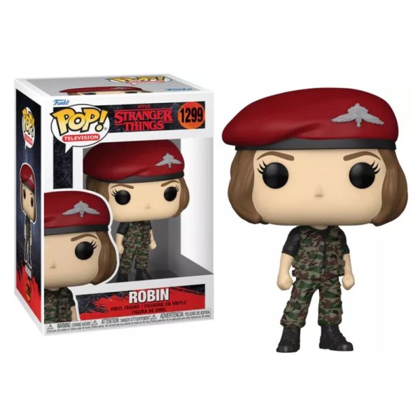 Figura Pop! de Stranger Things, 1299 temporada 4, Hunter Robin
