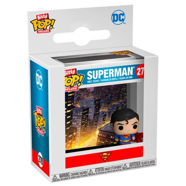Figura de acción DC Bitty Pop Deluxe Superman Gárgola