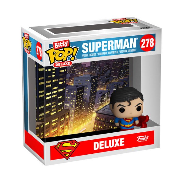 Figura de acción DC Bitty Pop Deluxe Superman Gárgola
