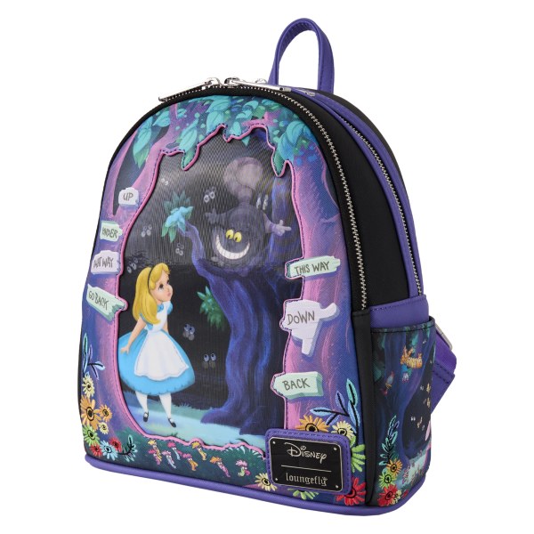 MINI MOCHILA LENTICULAR DE ALICIA EN EL PAÍS DE LAS MARAVILLAS - DISNEY LOUNGEFLY