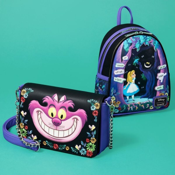 MINI MOCHILA LENTICULAR DE ALICIA EN EL PAÍS DE LAS MARAVILLAS - DISNEY LOUNGEFLY