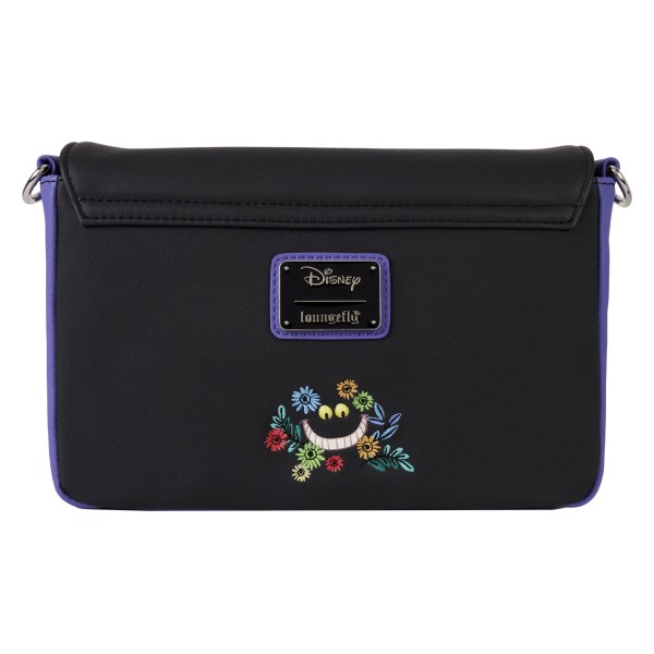 EL GATO RISON BOLSO BANDOLERA FLORAL GATO DE CHESHIRE - ALICIA EN EL PAÍS DE LAS MARAVILLAS - DISNEY LOUNGEFLY