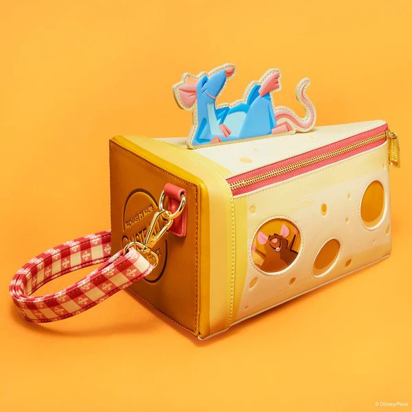 BOLSOS DE HOMBRO DE HOMBRO DE QUESO RATATOUILLE - DISNEY-PIXAR LOUNGEFLY