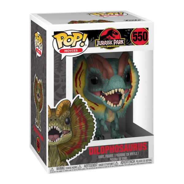 Dilofosaurio Pop! 550 de Jurassic Park