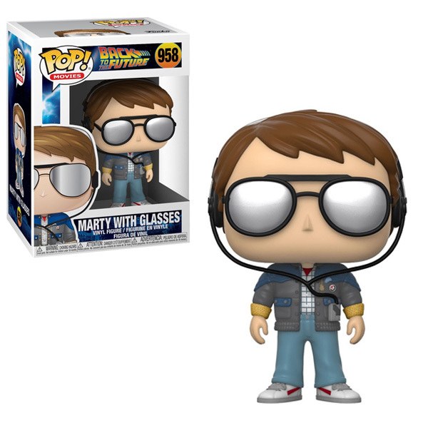 Retour Vers Le Futur Pop! 958 T4 Marty con gafas