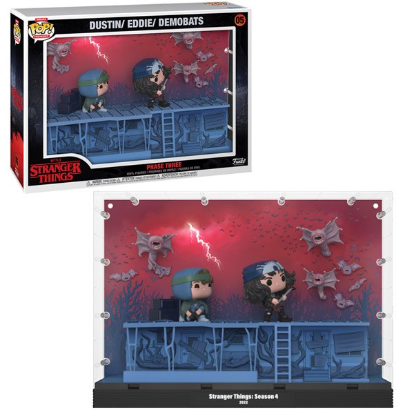 Stranger Things Pop! 05 Moments Deluxe Dustin y Eddie Banda de metal