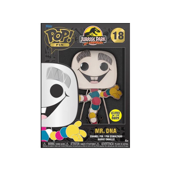 Figuras Pop! de Jurassic Park, 18 Pins, Sr. ADN