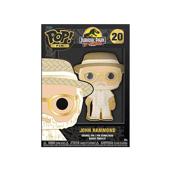 Figuras Pop! de Jurassic Park, 20 Pins, John Hammond