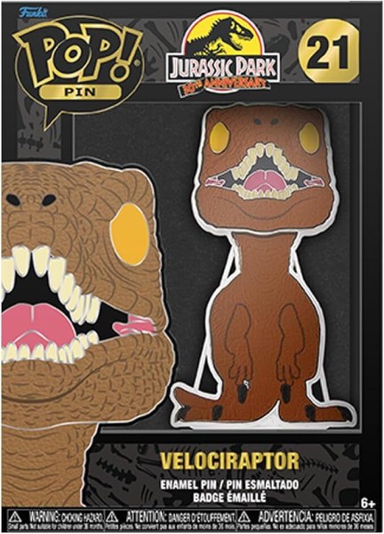 Velociraptor de 21 Pins de Jurassic Park Pop!
