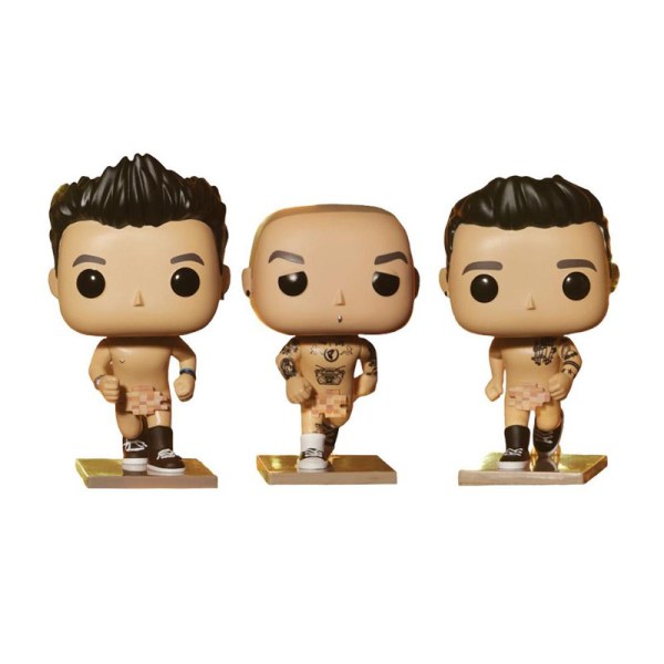 Rocks Pop Blink 182 Paquete de 3 Desnudo Excluido